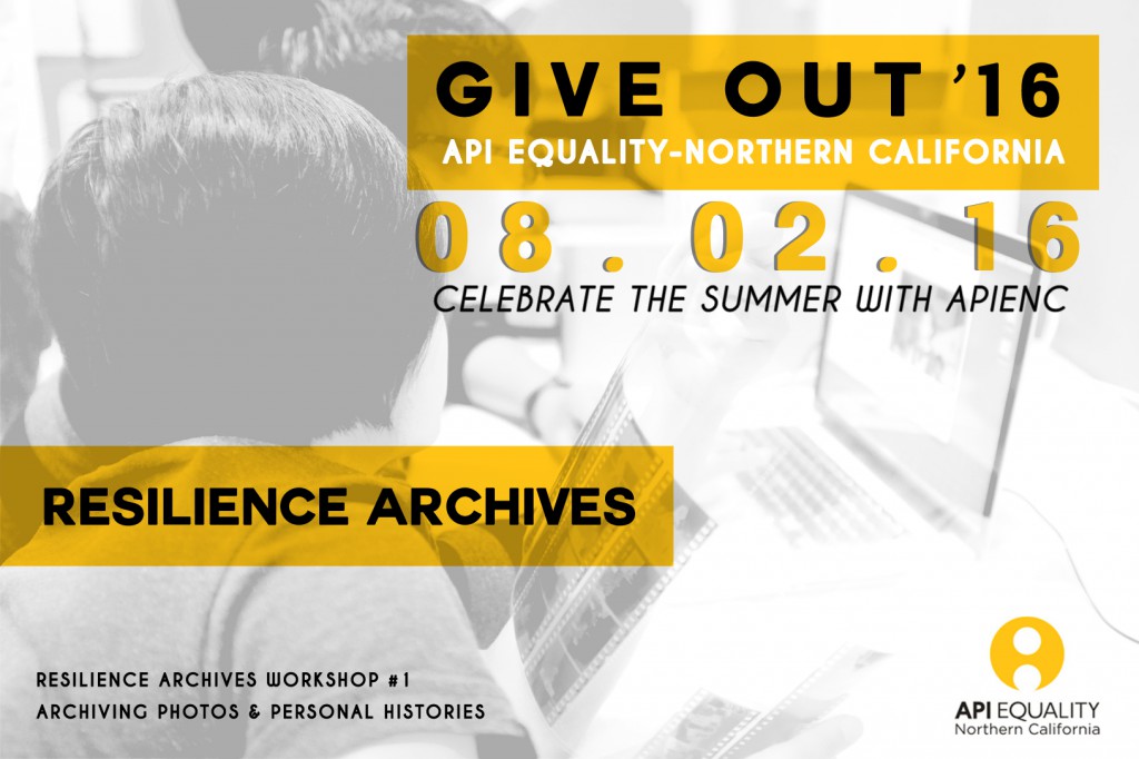 Give OUT 2016 - Resilience Archives Graphic